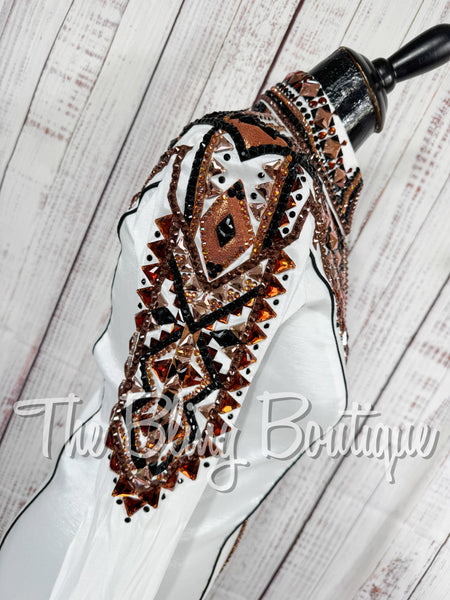 White, Copper & Black Day Shirt Set (Small)