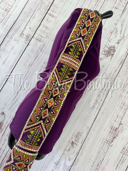 Plum, Olive Green & Rust Day Shirt Set (S)