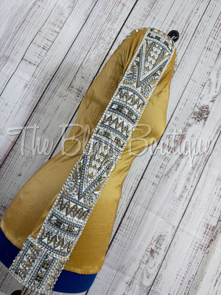 Gold & Grey Day Shirt Set (L)