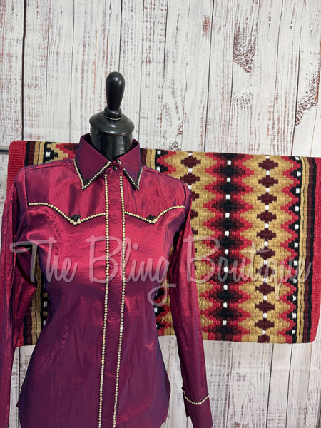 Holiday Exclusive - Raspberry, Burgundy & Tan Set (S)