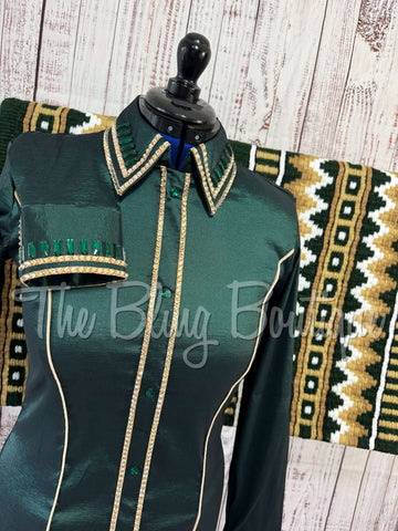 Holiday Exclusive - Hunter Green & Tan Set (L)