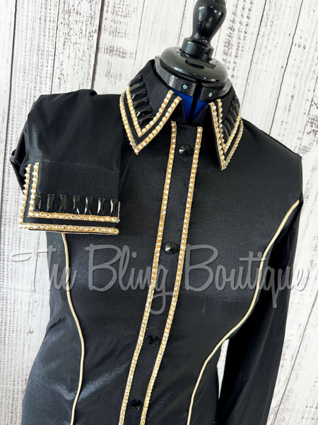 Holiday Exclusive Day Shirt- Black & Tan - (Large)