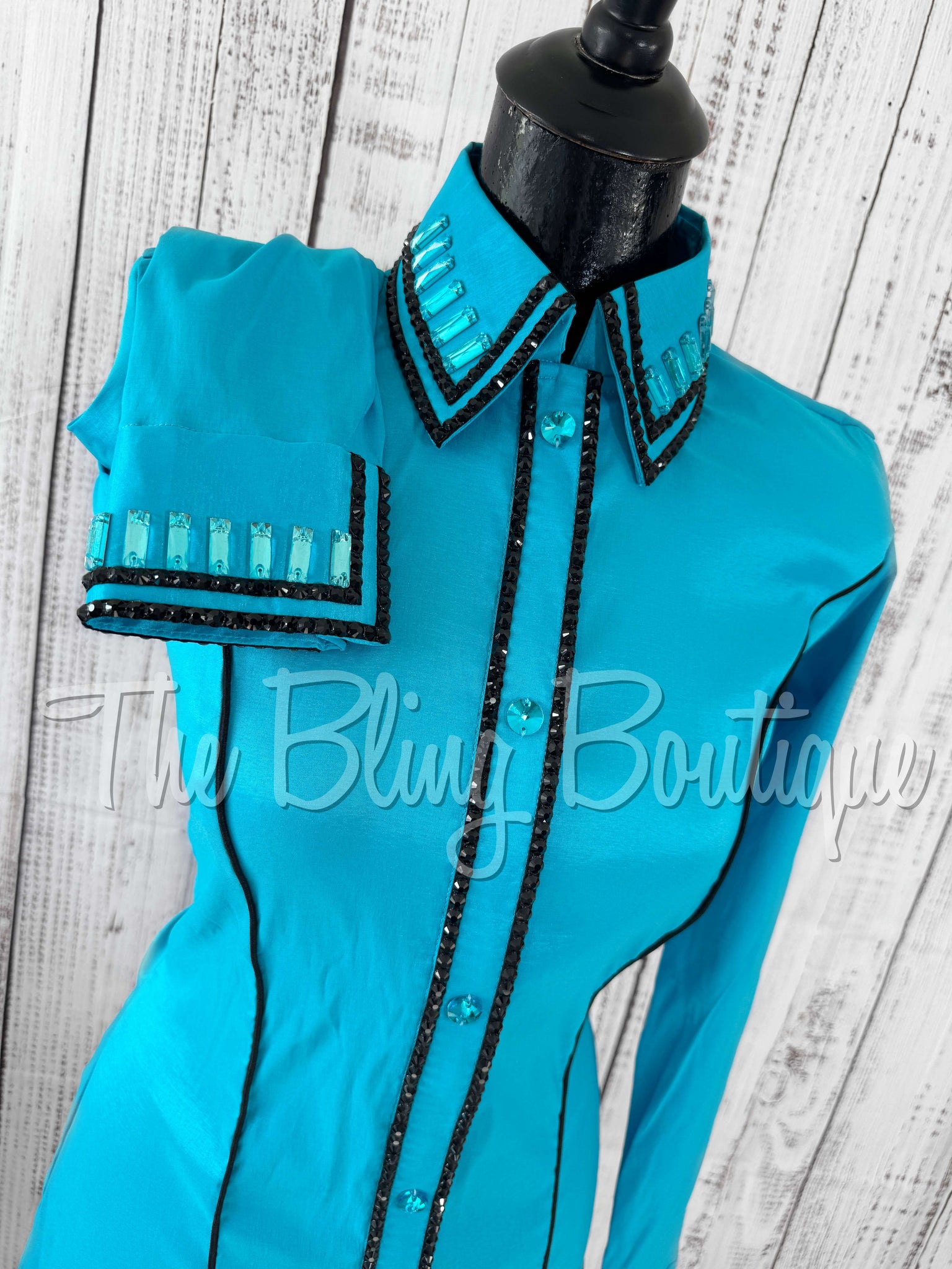 Holiday Exclusive Day Shirt- Turquoise & Black - (X-Large)