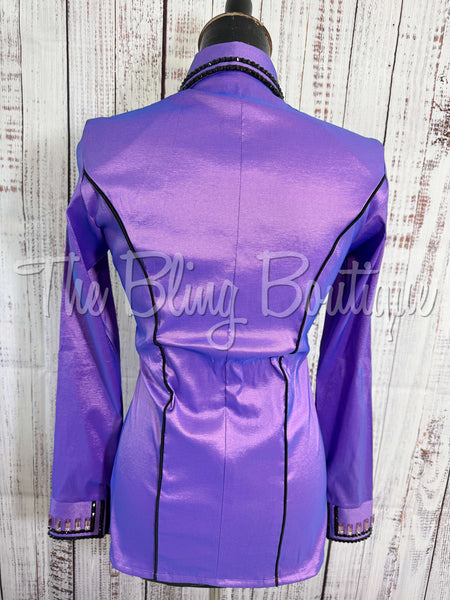 Holiday Exclusive Day Shirt- Lavender & Black - (Medium)