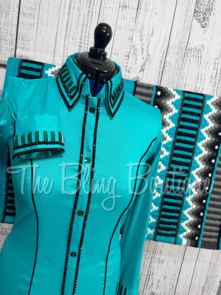 Holiday Exclusive - Teal & Black Set (Medium)