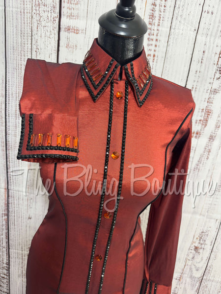 Holiday Exclusive Day Shirt- Copper & Black - (Small)