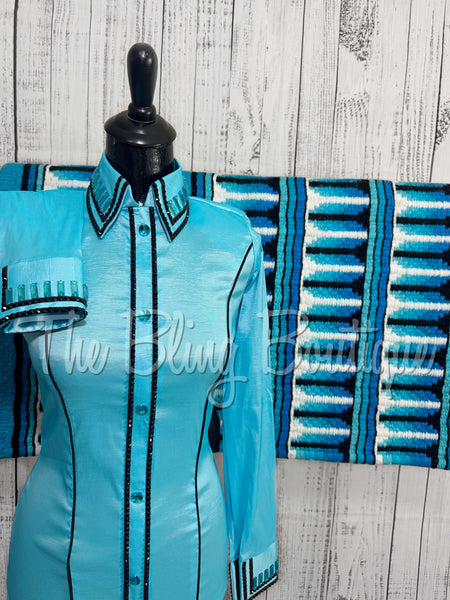Holiday Exclusive - Turquoise & Black Set (Small)