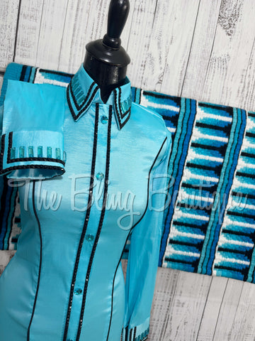 Holiday Exclusive - Turquoise & Black Set (Small)