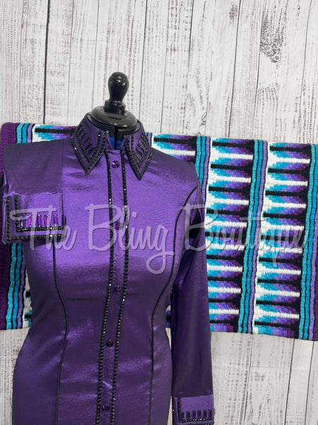 Holiday Exclusive - Purple & Black Set (Medium)