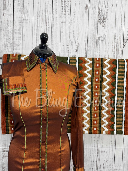 Holiday Exclusive - Rust & Olive Green Set (Medium)