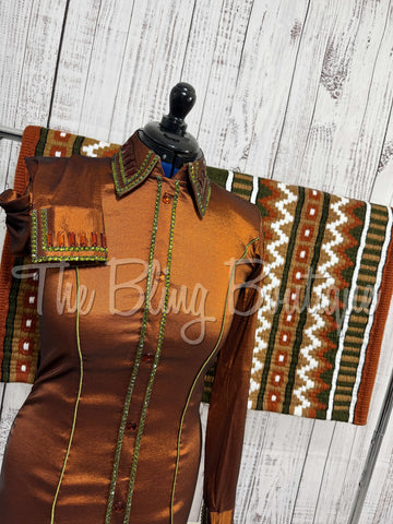 Holiday Exclusive - Rust & Olive Green Set (Medium)