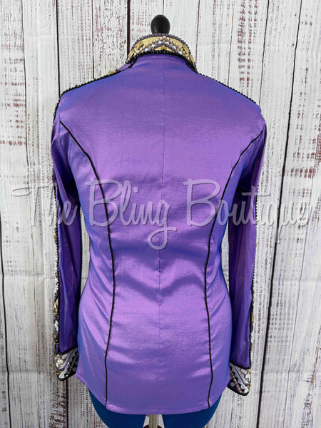 Light Purple & Gold Day Shirt Set (L)