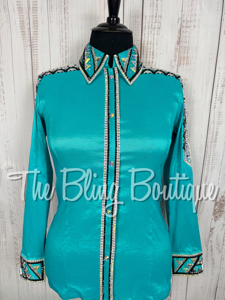 Teal, Black & AB Day Shirt Set (XL)