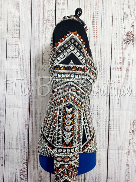 Black, Copper & Silver Showmanship Jacket (M)