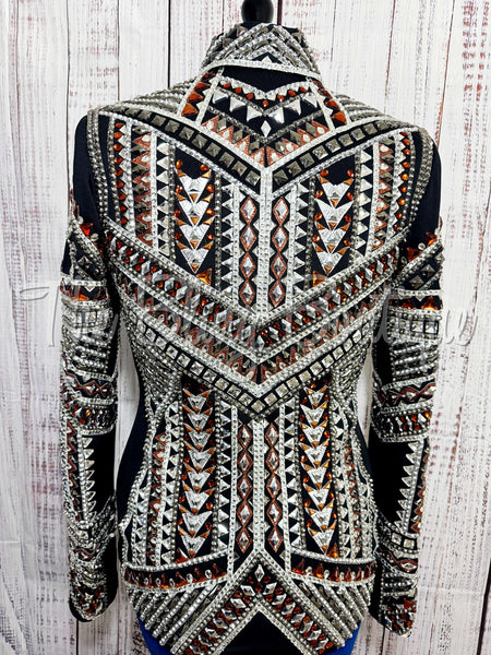 Black, Copper & Silver Showmanship Jacket (M)