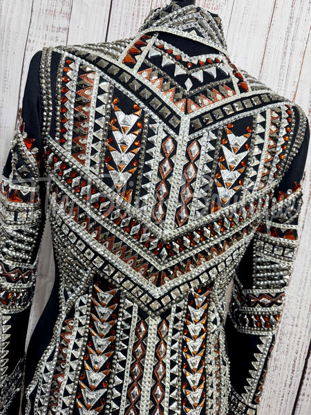 Black, Copper & Silver Showmanship Jacket (M)