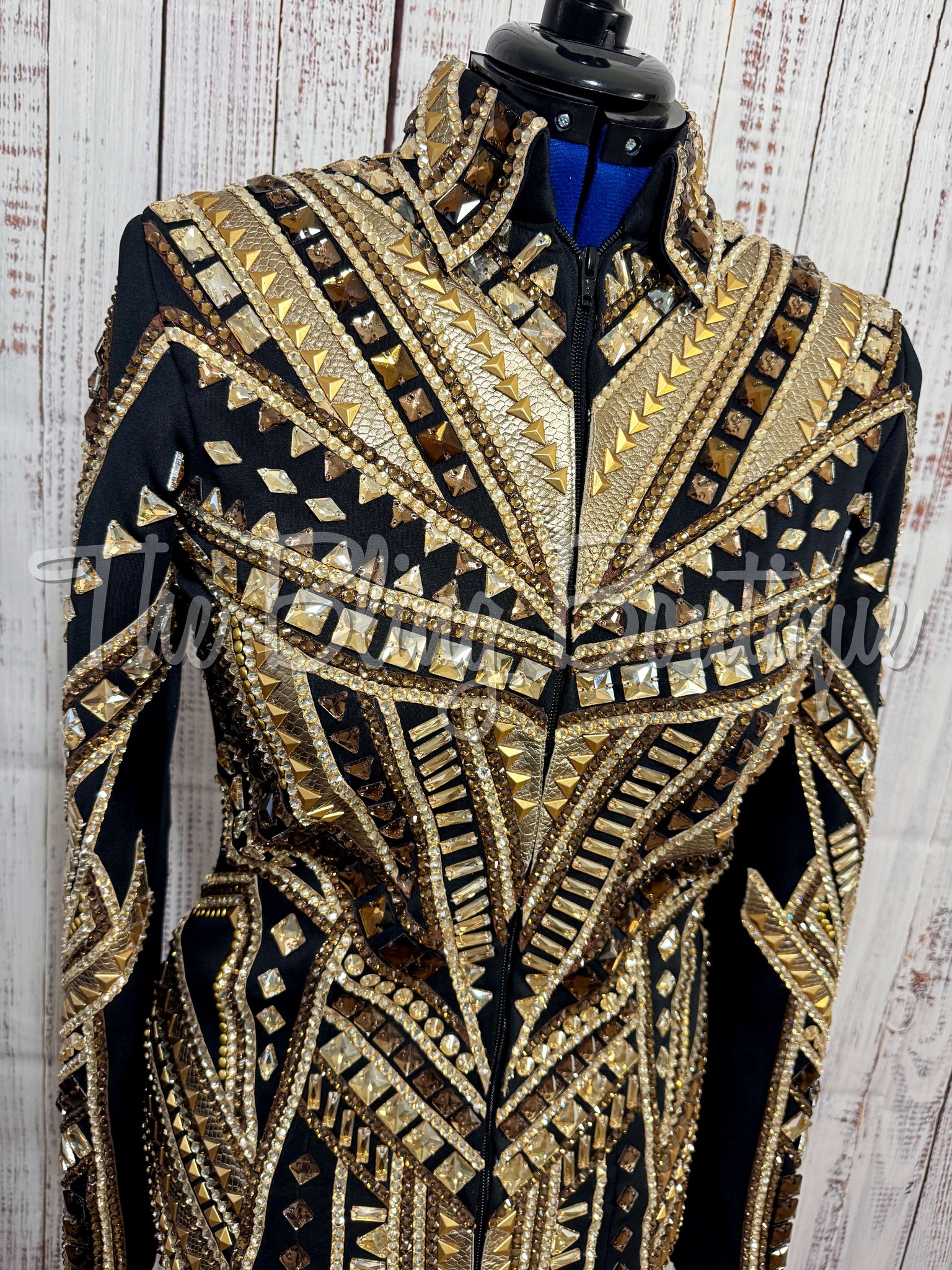 Black, Bronze & Tan Showmanship Jacket (M)