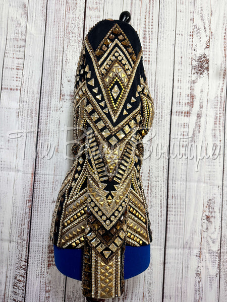 Black, Bronze & Tan Showmanship Jacket (M)