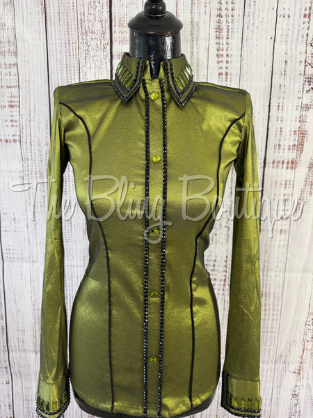 Holiday Exclusive Day Shirt - Olive Green & Black (Small)