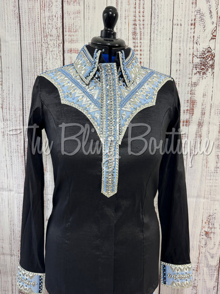 Black, Light Blue & Grey Day Shirt Set (L)