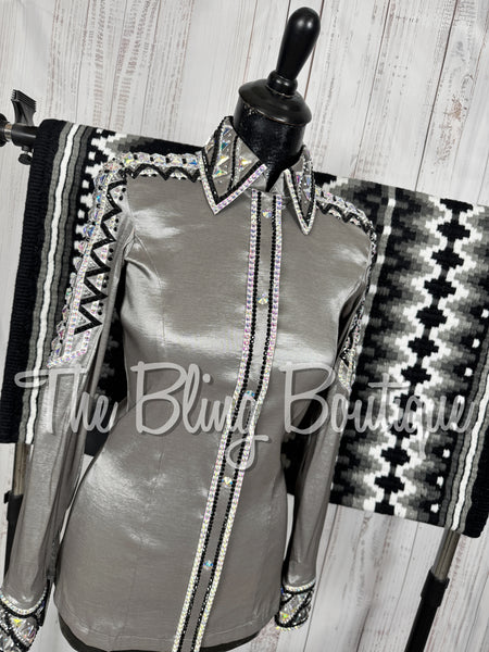Grey, Black & White/AB Day Shirt Set (Small)