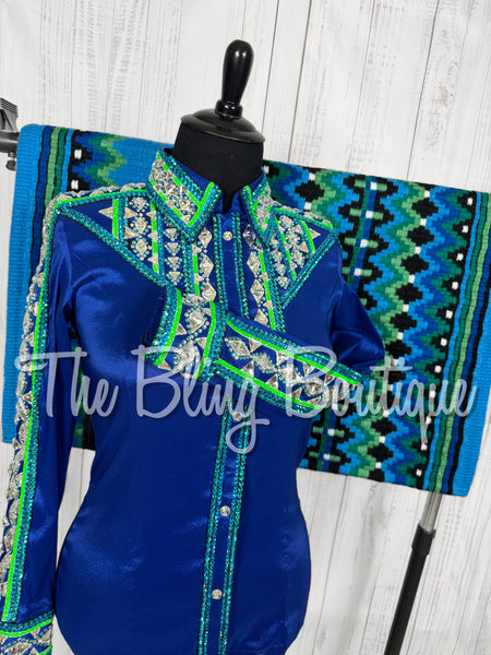 Blue & Green Day Shirt Set (XL)
