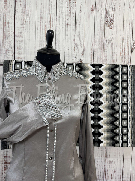 Grey & Silver Day Shirt Set (2XL)