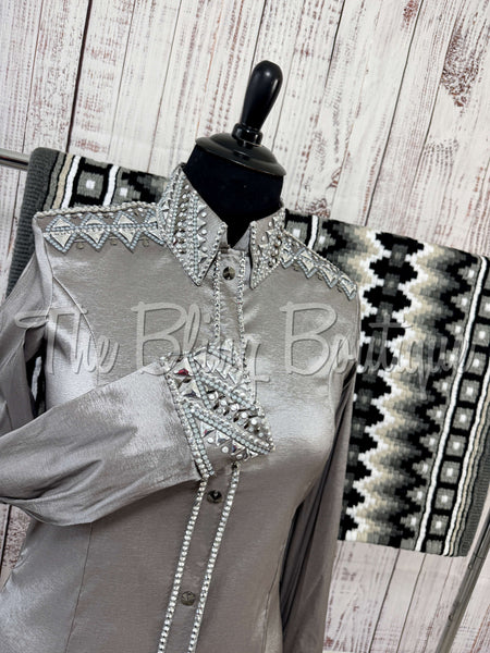 Grey & Silver Day Shirt Set (2XL)