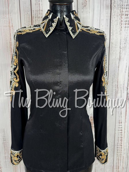 Black, Tan & White Day Shirt Set (XS/S)