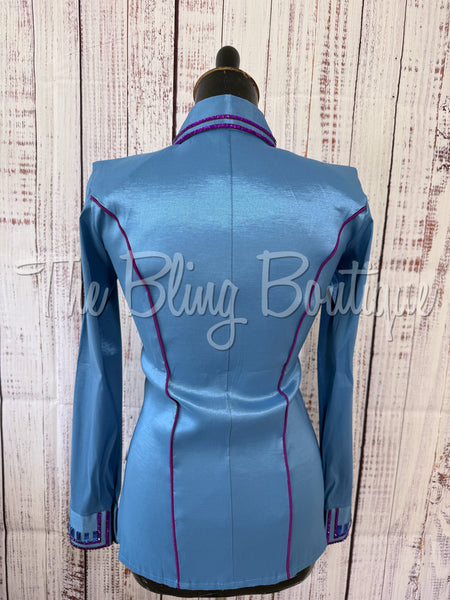 Holiday Exclusive Day Shirt- Periwinkle & Purple - (Small)