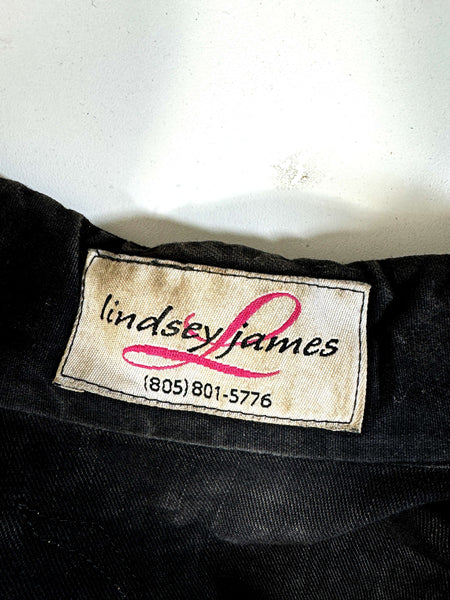 Consignment - Lindsey James Black, Tan & Gold Showmanship Jacket (M/L)
