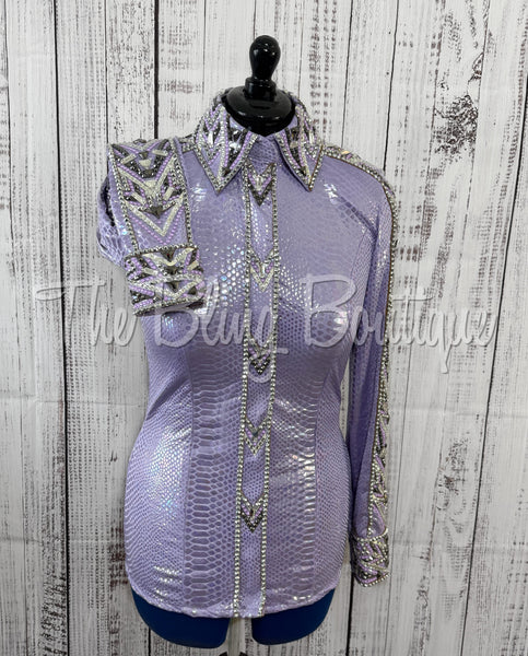 RE-ORDER Iridescent Lavender Day Shirt Set (Choose Your Size)