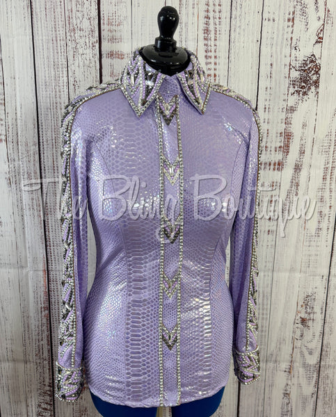 RE-ORDER Iridescent Lavender Day Shirt Set (Choose Your Size)