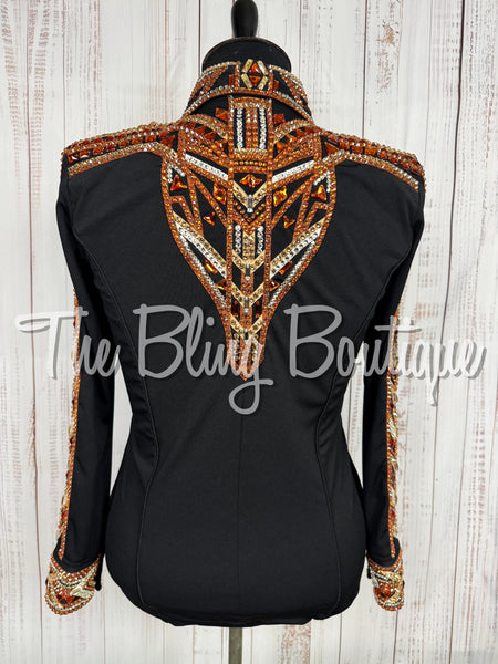 Black, Rust, Tan & White Day Shirt Set (XL)