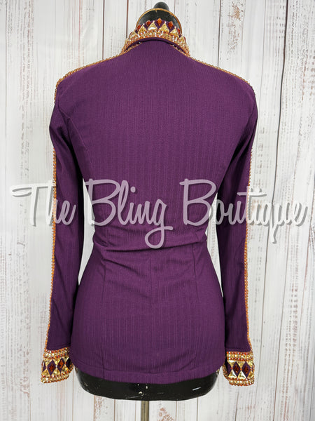 Plum, Copper & Tan Day Shirt Set (Small)