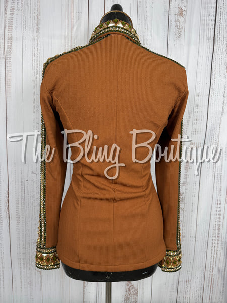 Rust, Olive Green & Tan Day Shirt Set (Small)
