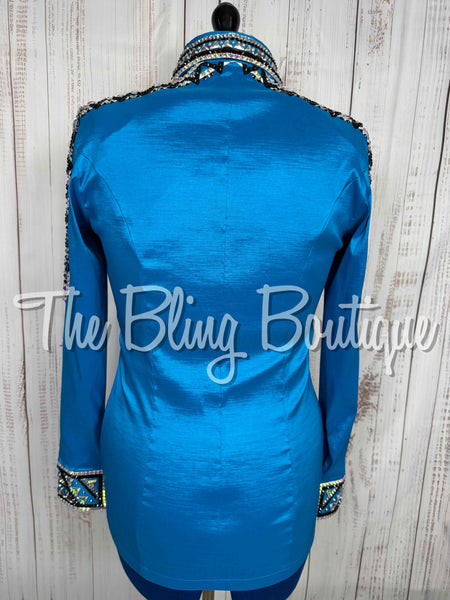 Malibu Blue, Black & White/AB Day Shirt (Medium)