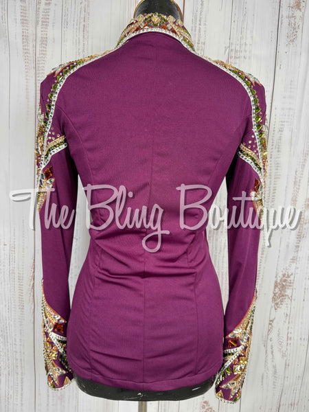 Raspberry, Olive Green, Copper & Tan Day Shirt Set (Small)
