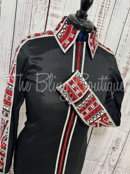 Black, Red, Grey & White Day Shirt Set (M)