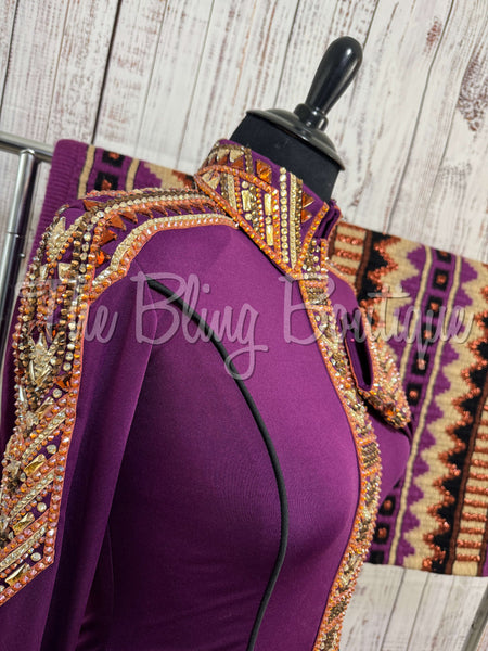 Raspberry & Copper Day Shirt Set (L)