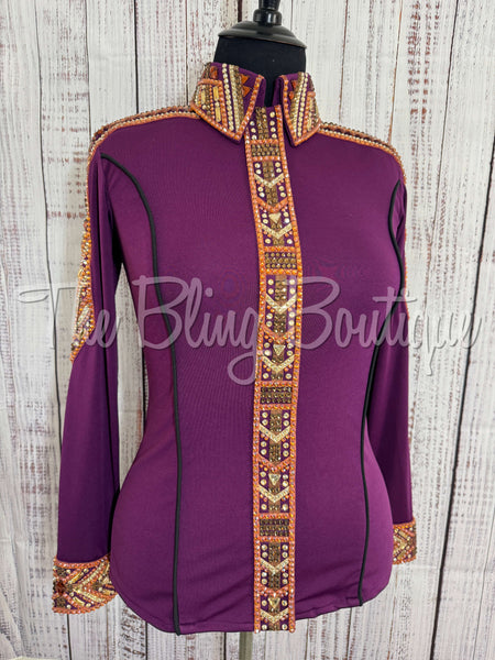 Raspberry & Copper Day Shirt Set (L)