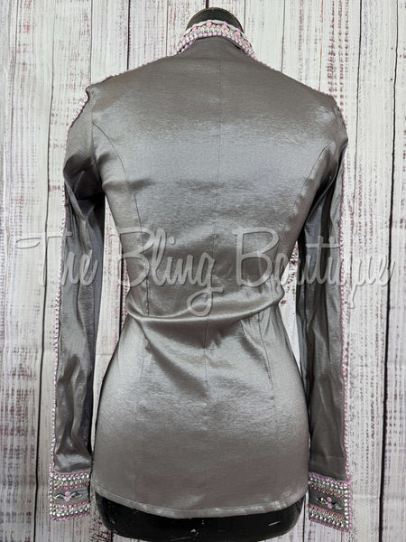 Grey & Pink Day Shirt Set (S)