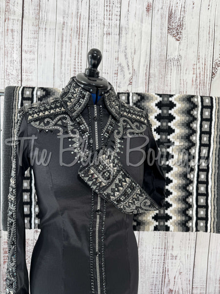 RE-ORDER Black, Charcoal & Gunmetal Day Shirt Set (Choose Your Size)