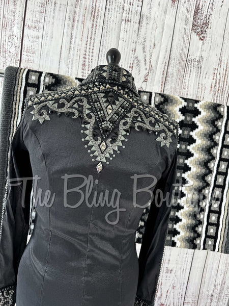 Black, Charcoal & Gunmetal Day Shirt Set (M)