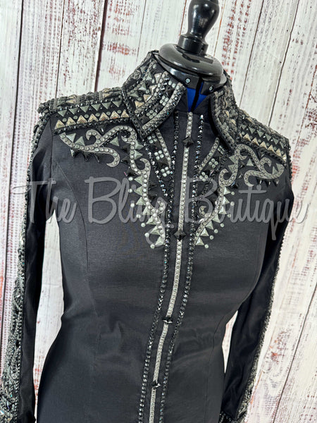 RE-ORDER Black, Charcoal & Gunmetal Day Shirt Set (Choose Your Size)