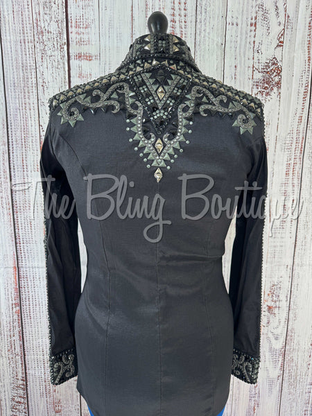 Black, Charcoal & Gunmetal Day Shirt Set (M)