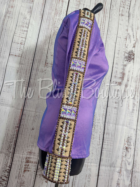 Lavender & Tan Day Shirt Set (XS/S)