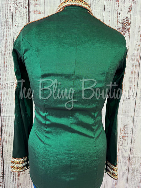 Hunter Green, Rust & Tan Day Shirt Set (M)