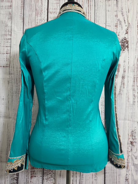 Teal, Dark Teal & Tan Day Shirt Set (XL)
