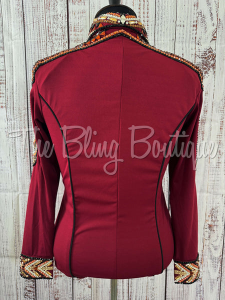 Burgundy, Rust & Tan Day Shirt Set (XL)